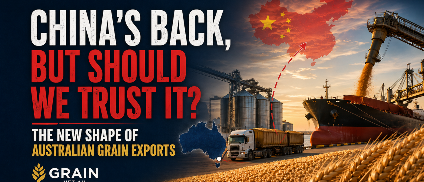 exporting australian grain to china