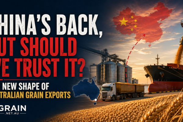 exporting australian grain to china