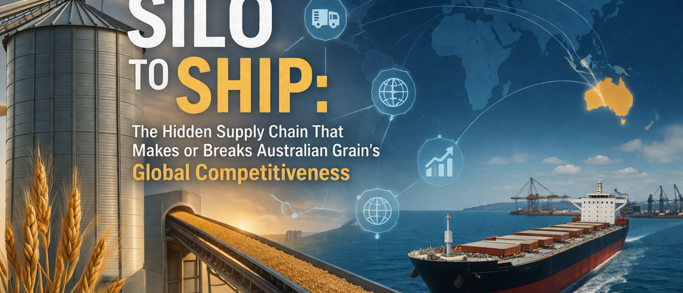 from silo to ship grain transport